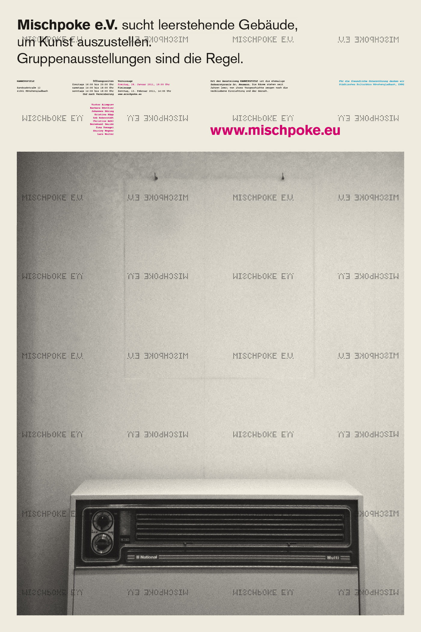 Corporate Design > Plakat für den Kunstverein Mischpoke e.V.